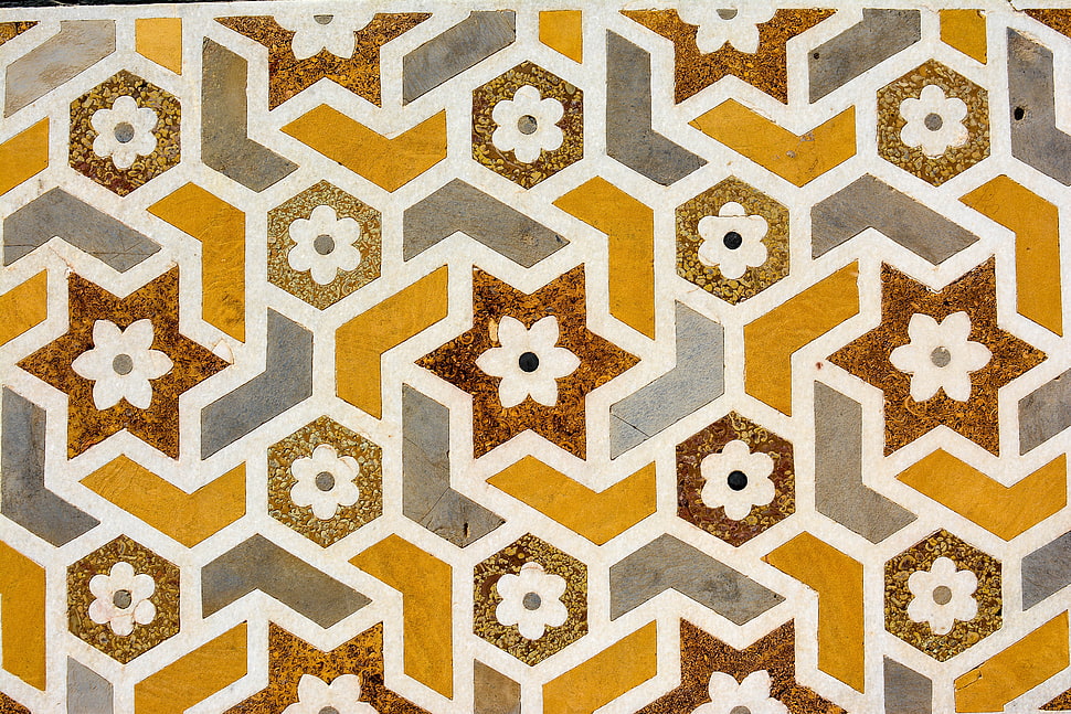 yellow and white area rug HD wallpaper
