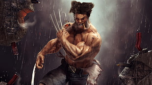 Wolverine smoking cigar HD wallpaper