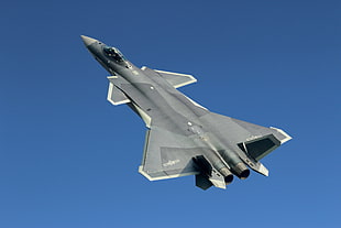 gray fighter jet, j20, China, aircraft