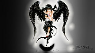 Death Note Angel illustration, wings, angel