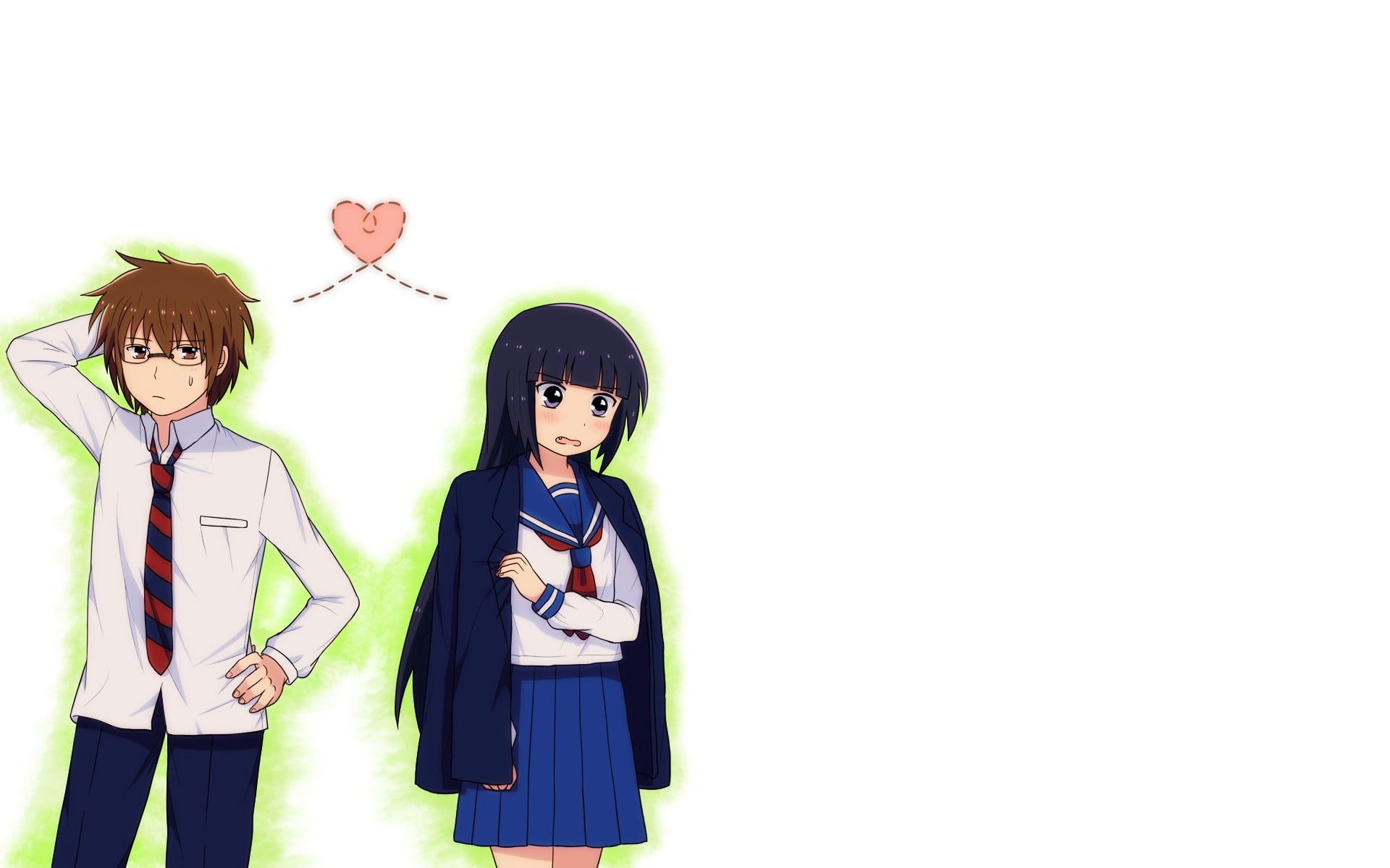 boy and girl anime characters