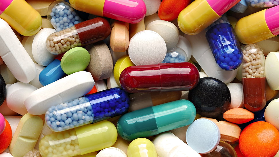 medication pill lot HD wallpaper