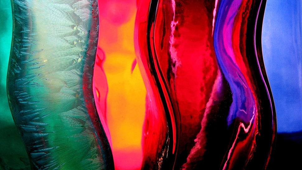 multicolored abstract digital wallpaper HD wallpaper