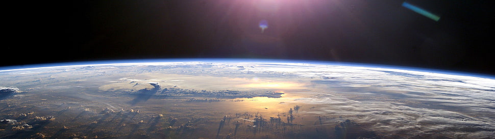 planet view from space HD wallpaper