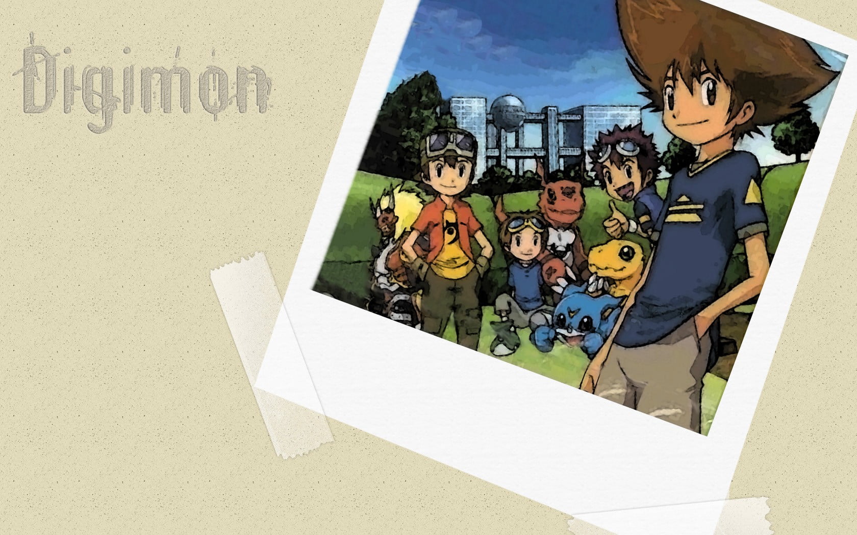 Digimon characters wallpaper, Digimon Adventure, Digimon, Taichi Yagami, Argumon