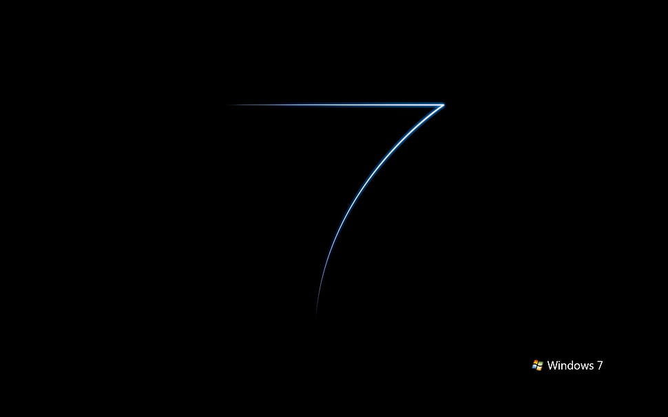 WIndows 7 OS wallpaper, Windows 7, Microsoft Windows, operating systems, minimalism HD wallpaper