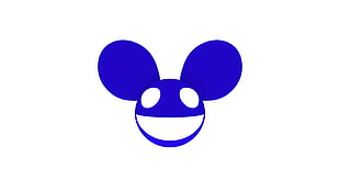 blue logo, deadmau5