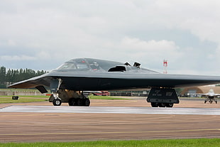 gray fighter aircraft, Bomber, Northrop Grumman B-2 Spirit, aircraft, military aircraft