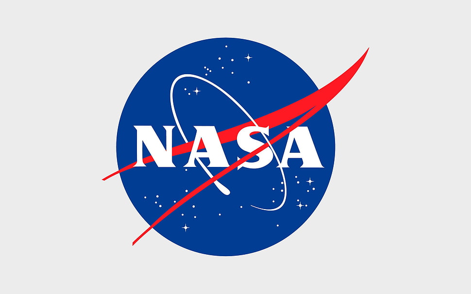 NASA logo, NASA, logo, simple, vector art HD wallpaper