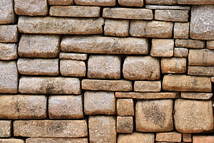 brown brick lot HD wallpaper