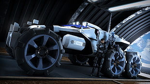 monster truck game application, Mass Effect, video games HD wallpaper
