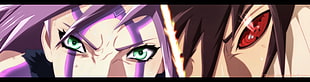 Sakura and Sasuke characters HD wallpaper