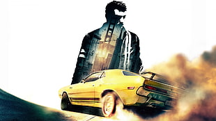 yellow coupe, Driver (video game), video games, Driver: San Francisco HD wallpaper