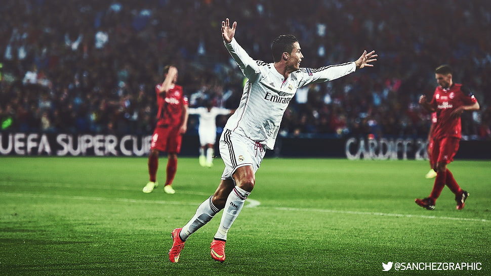 Cristiano Ronaldo wallpaper, Sanchez Graphics , Cristiano Ronaldo, HDR, Real Madrid HD wallpaper