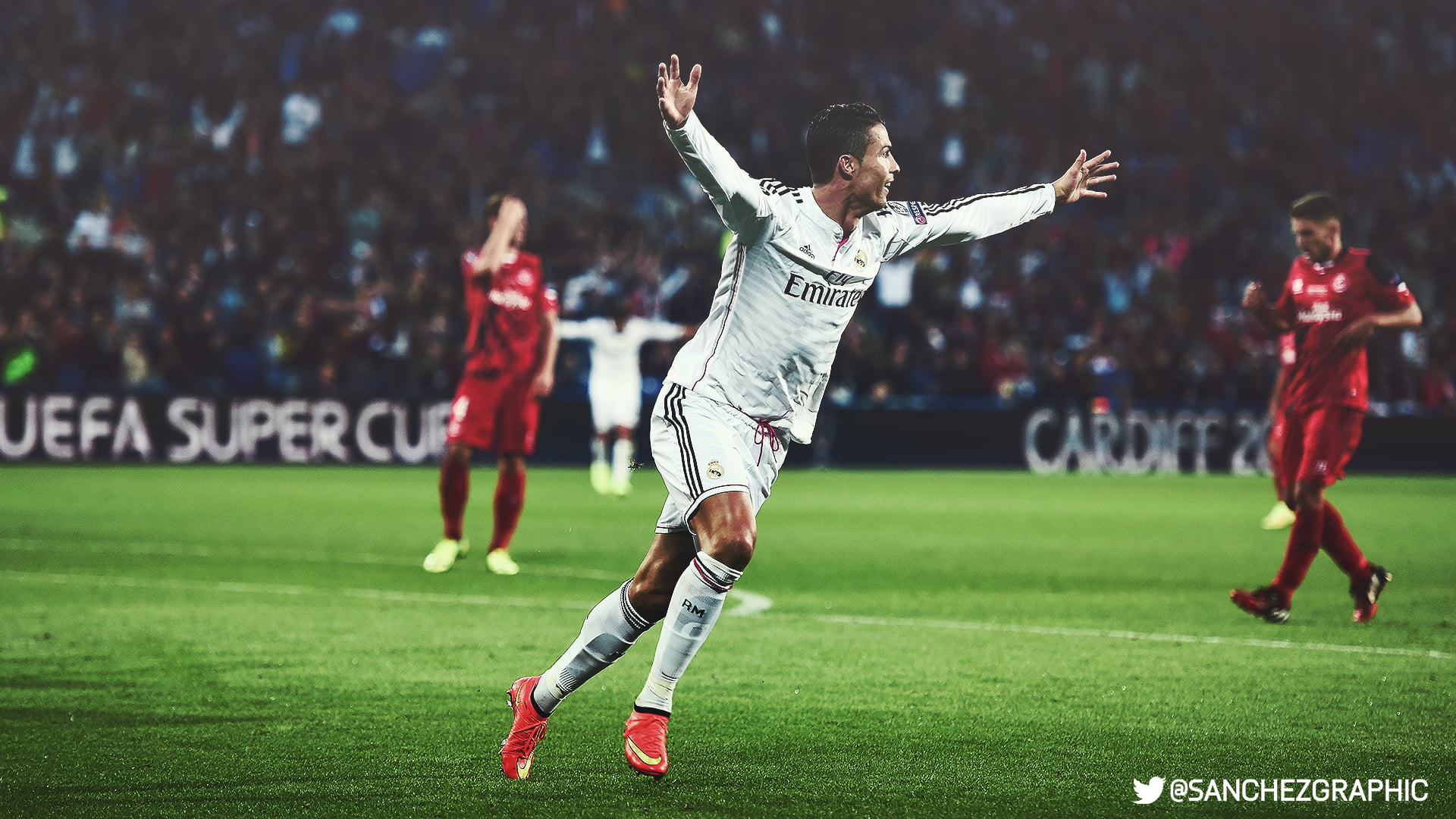 Cristiano Ronaldo wallpaper, Sanchez Graphics , Cristiano Ronaldo, HDR, Real Madrid