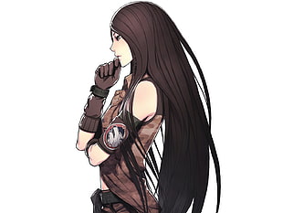 black haired female cartoon character