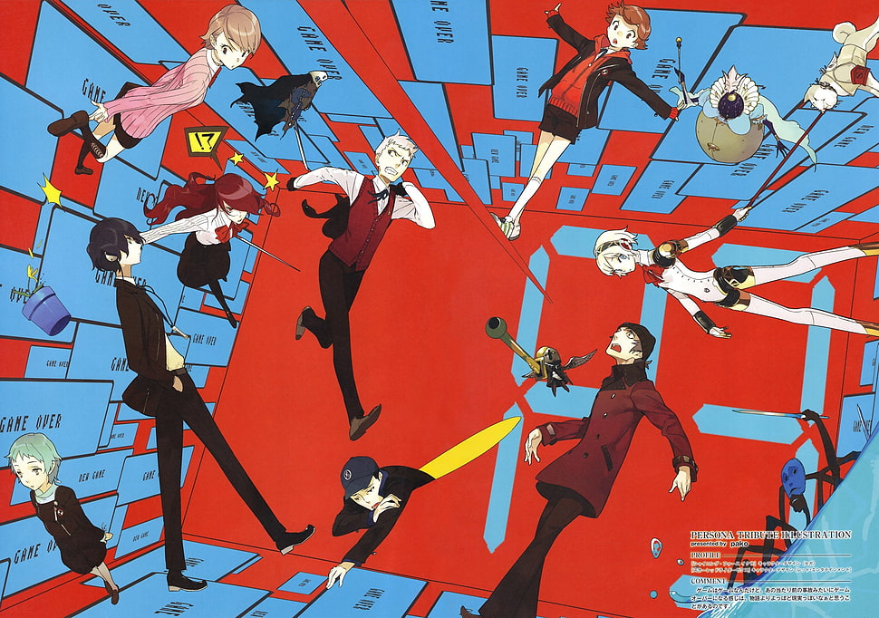 anime characters HD wallpaper