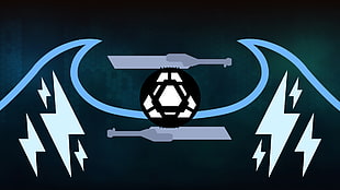 black and white Batman logo, Titanfall, Titanfall 2, Scorch, Tone