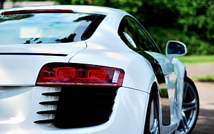 white car, Audi R8, Audi, car, vehicle HD wallpaper