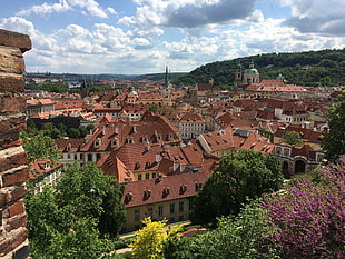 European city landscape shot