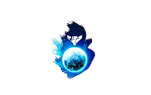 blue moon illustration, Metroid, video games