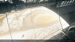 planet Jupiter game wallpaper, space, galaxy, planet, nature HD wallpaper