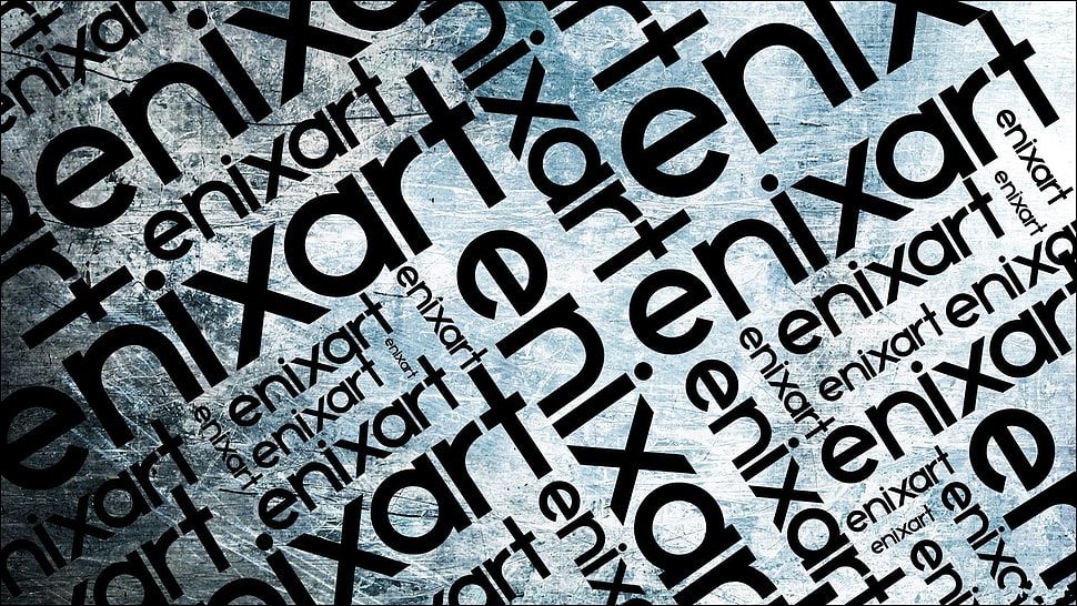white and black area rug, typography, digital art HD wallpaper
