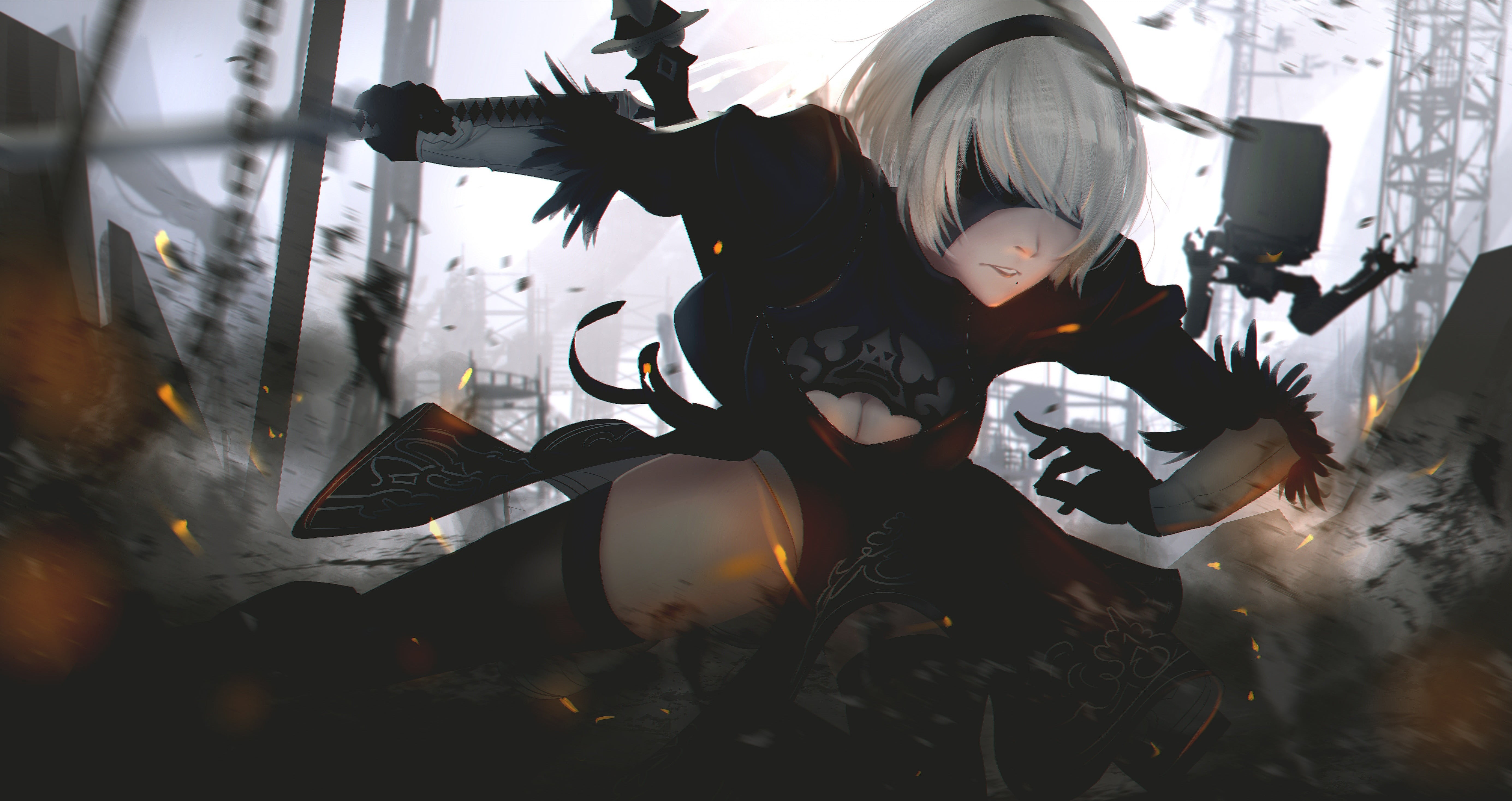 Nier: Automata, 2B (Nier: Automata), NieR