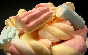 pile of marshmallows HD wallpaper