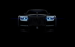 black Rolls Royce Phantom HD wallpaper