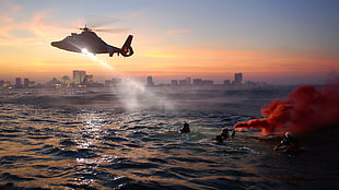 helicopter wallpaper, military, helicopters, military aircraft, coast guards HD wallpaper