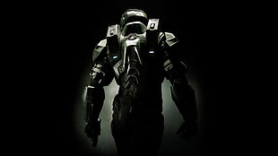 robot figure, Halo, Master Chief HD wallpaper