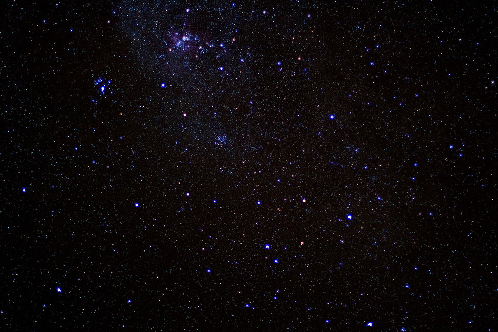 starry sky, night, stars HD wallpaper