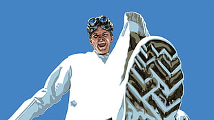 men's white lab coat, Dr. Horrible, Dr. Horrible's Sing Along Blog, mash-ups, Neil Patrick Harris HD wallpaper