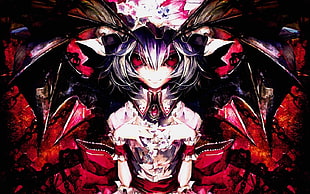 anime character illustration, Touhou, Flandre Scarlet HD wallpaper