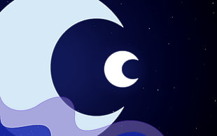 Luna, Stealth_MLP, artwork HD wallpaper