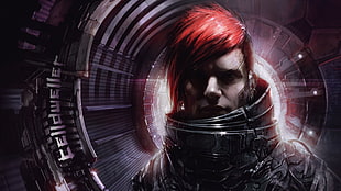 red haired male illustration, Klayton, End of an Empire, science fiction