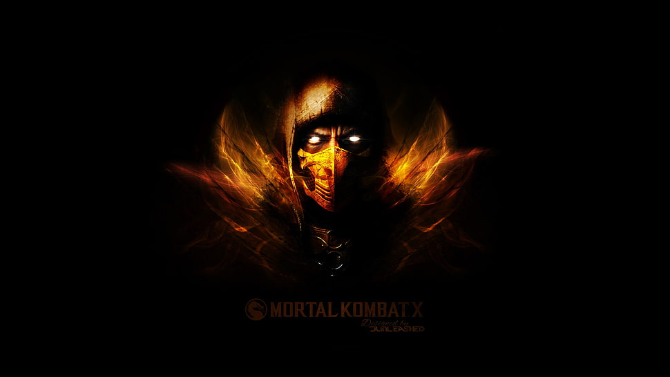 Mortal Kombat Scorpion 3D wallpaper HD wallpaper