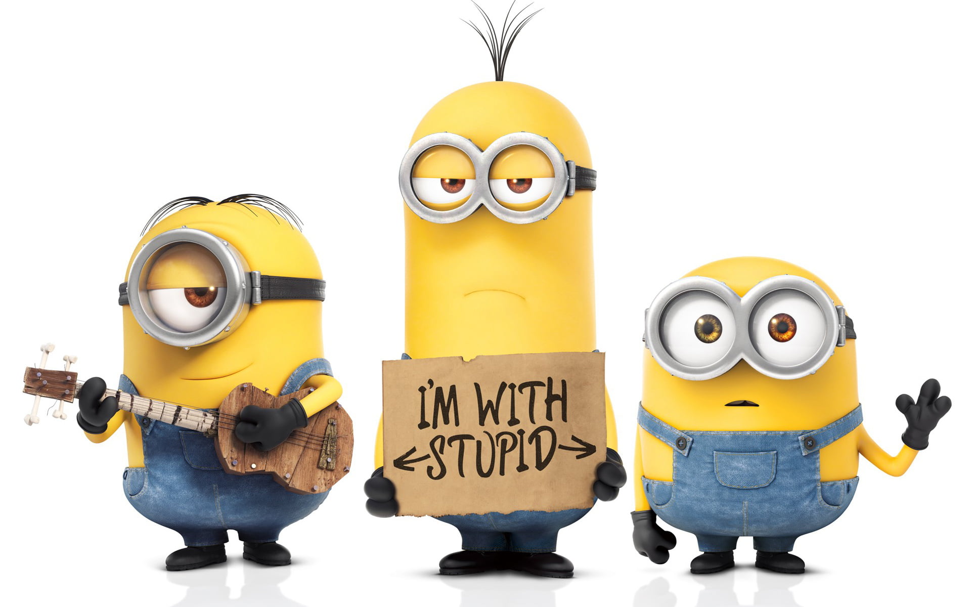 Stuart, Kevin and Bob the Minions