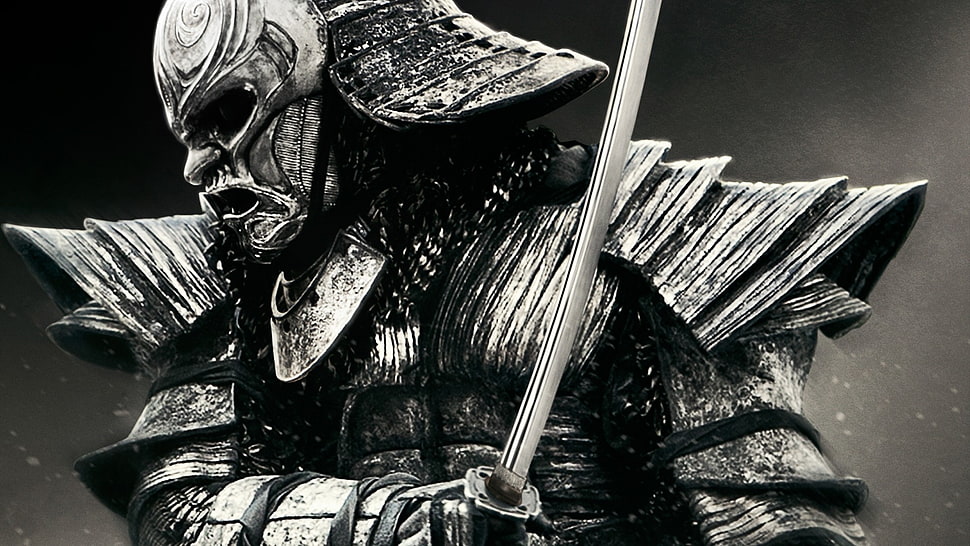 knight holding sword illustration HD wallpaper