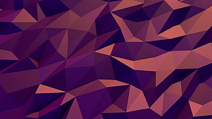 red and purple area rug, low poly, poly, digital art