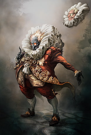 bird character, Castlevania: Lords of Shadow, concept art