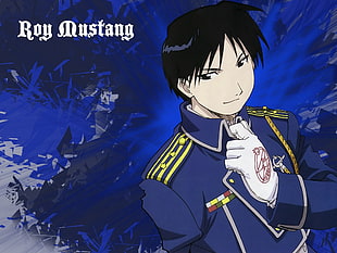 Roy Mustang illustration, Full Metal Alchemist, Roy Mustang, anime boys, anime