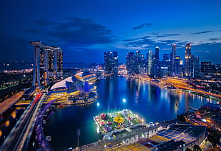 Marina bay Singapore HD wallpaper