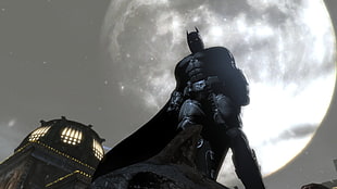 Batman digital wallpaper, Batman logo, Batman, Batman: Arkham Origins