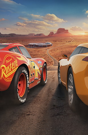 Disney Cars 3 digital wallpaper