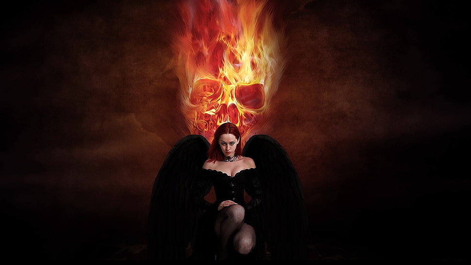 game application wallpaper, angel HD wallpaper