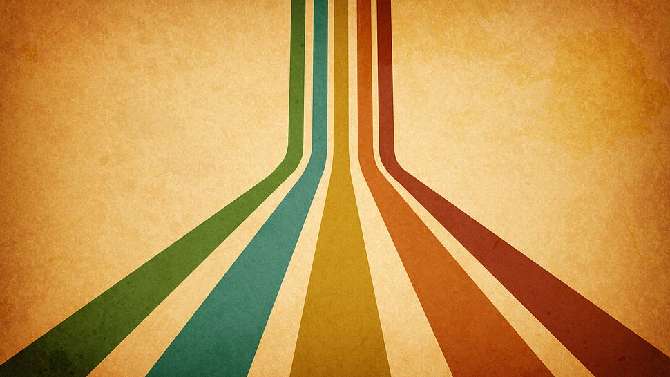 lines, colorful, digital art, abstract HD wallpaper