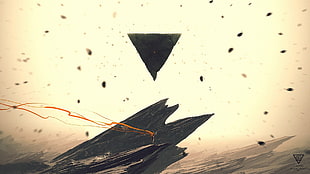 black triangle illustration