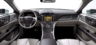 car cluster instrumental panel and steering wheel
